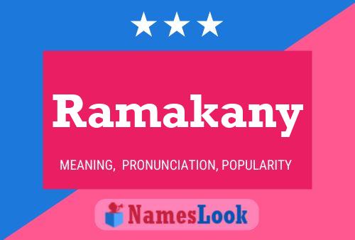 Ramakany 名字海报