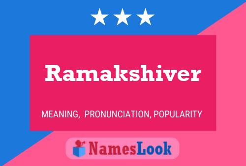 Ramakshiver 名字海报