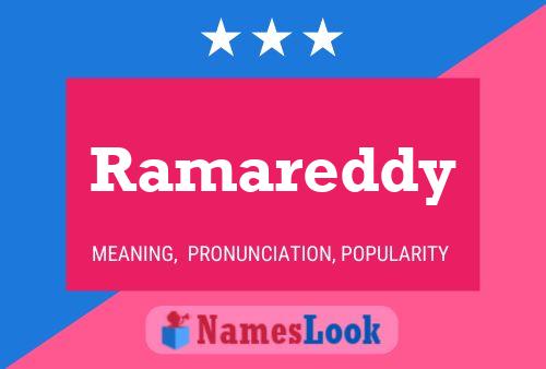 Ramareddy 名字海报