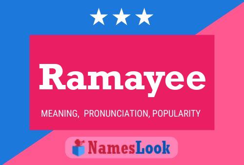 Ramayee 名字海报