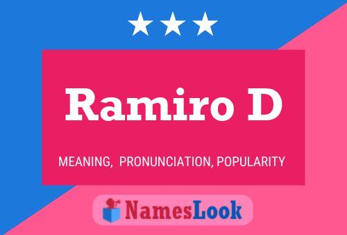 Ramiro D 名字海报