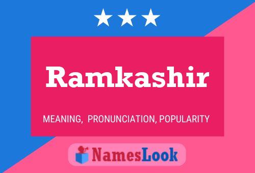 Ramkashir 名字海报