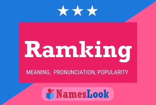 Ramking 名字海报