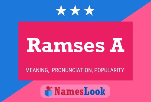 Ramses A 名字海报