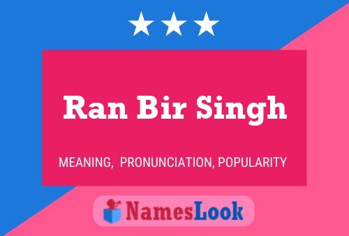 Ran Bir Singh 名字海报