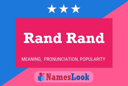 Rand Rand 名字海报