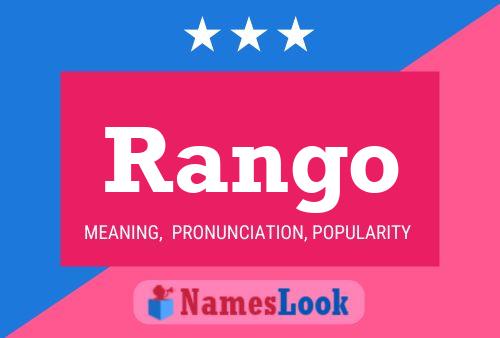 Rango 名字海报