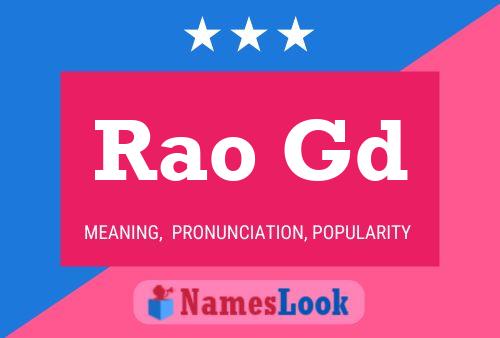 Rao Gd 名字海报