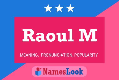 Raoul M 名字海报