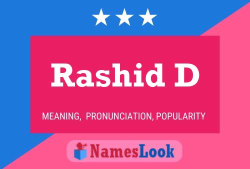 Rashid D 名字海报