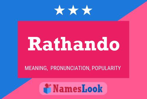 Rathando 名字海报