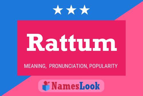 Rattum 名字海报