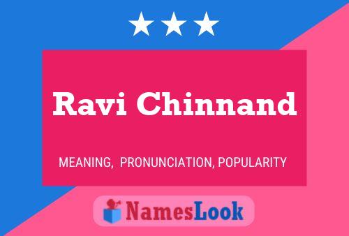 Ravi Chinnand 名字海报