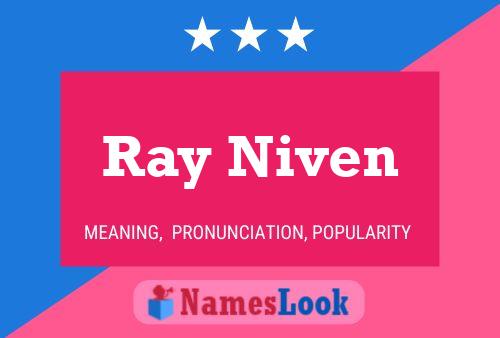 Ray Niven 名字海报