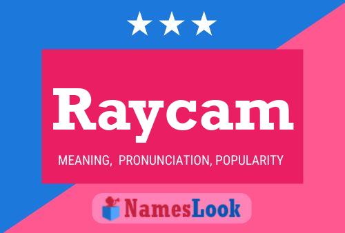 Raycam 名字海报