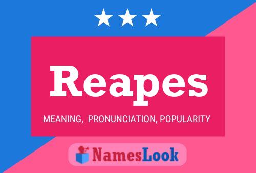 Reapes 名字海报