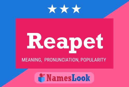 Reapet 名字海报