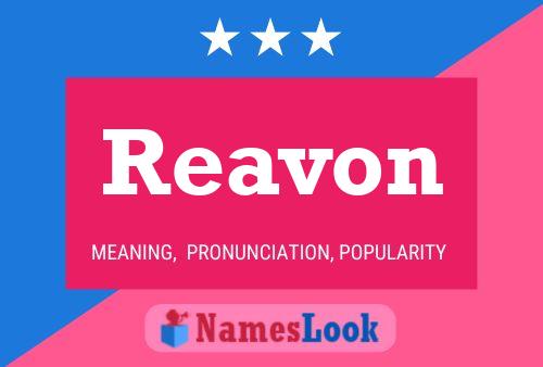 Reavon 名字海报