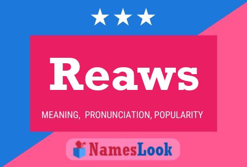 Reaws 名字海报