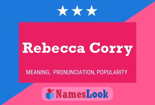 Rebecca Corry 名字海报