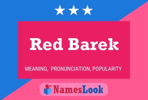 Red Barek 名字海报