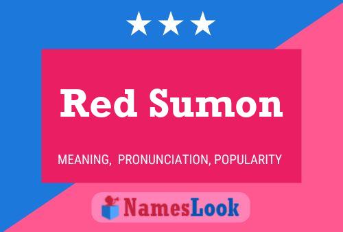 Red Sumon 名字海报