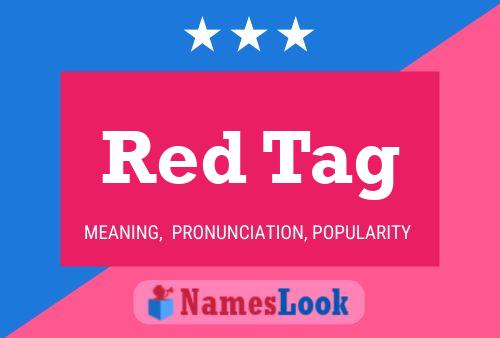 Red Tag 名字海报