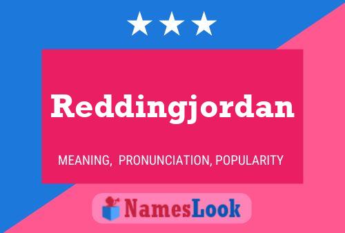 Reddingjordan 名字海报