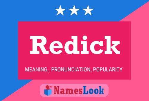 Redick 名字海报