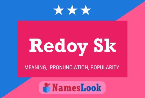 Redoy Sk 名字海报