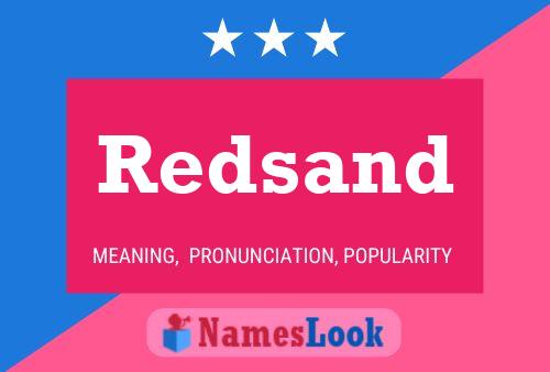 Redsand 名字海报