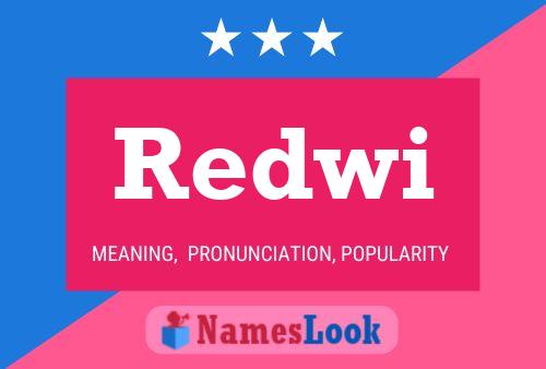 Redwi 名字海报