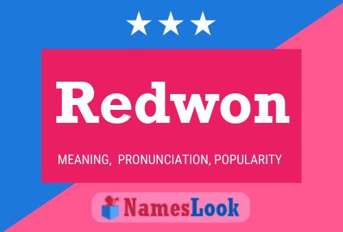 Redwon 名字海报