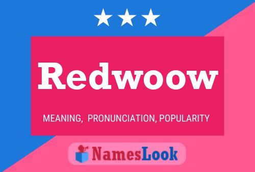 Redwoow 名字海报