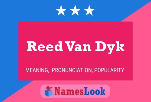 Reed Van Dyk 名字海报