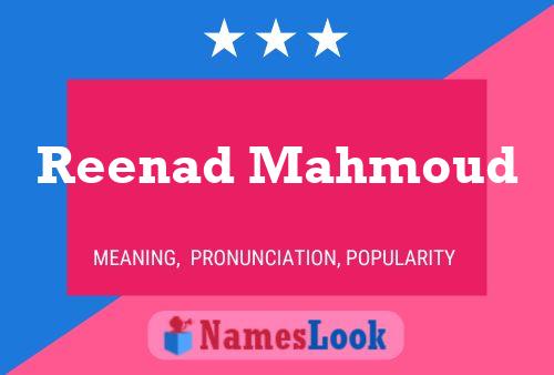 Reenad Mahmoud 名字海报