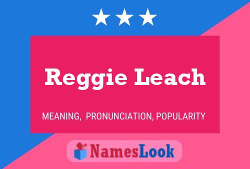 Reggie Leach 名字海报