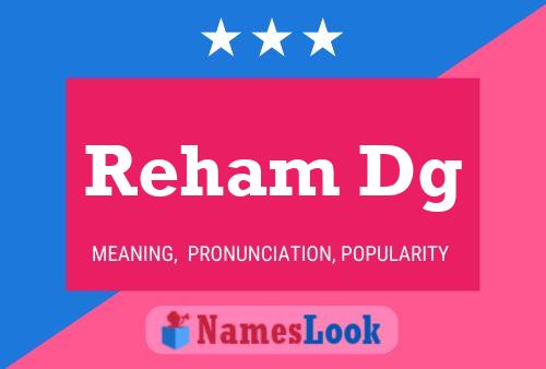 Reham Dg 名字海报