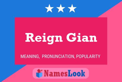 Reign Gian 名字海报