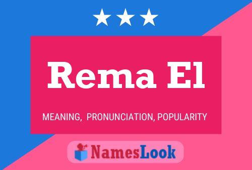 Rema El 名字海报