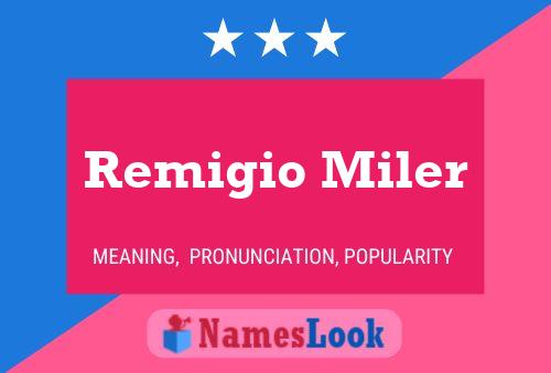 Remigio Miler 名字海报