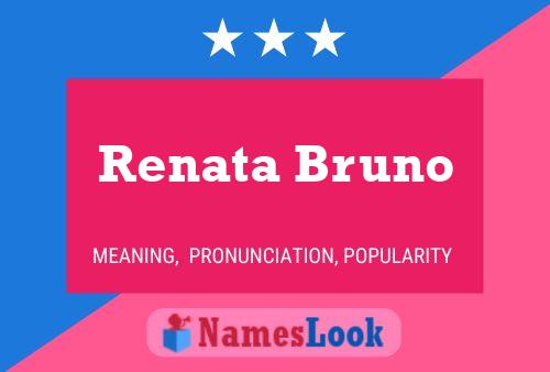 Renata Bruno 名字海报