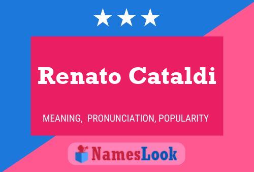 Renato Cataldi 名字海报