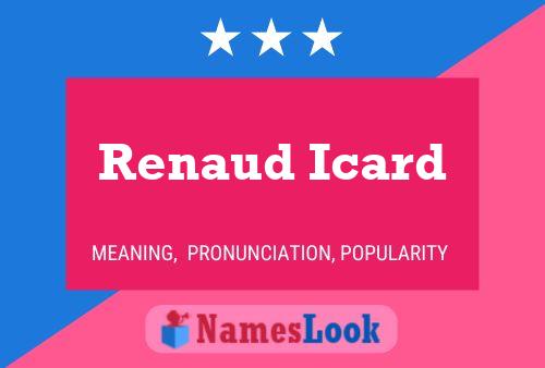 Renaud Icard 名字海报