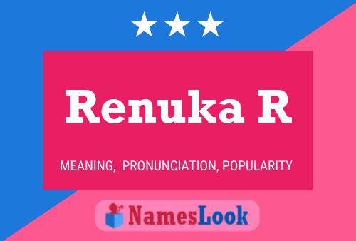 Renuka R 名字海报