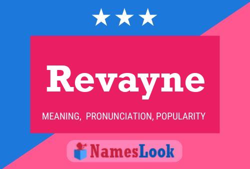 Revayne 名字海报