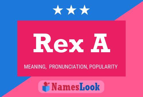 Rex A 名字海报