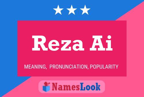 Reza Ai 名字海报