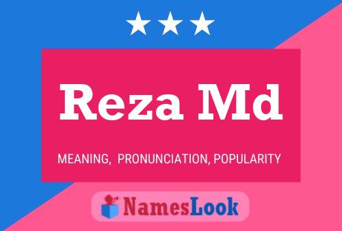 Reza Md 名字海报