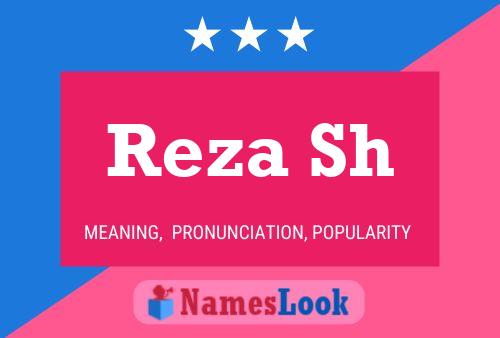 Reza Sh 名字海报